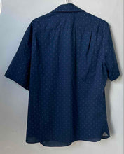 Load image into Gallery viewer, Van Heusen Mens Blue Printed Short Sleeve Slim Fit Button-Up Shirt Size XL
