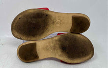 Load image into Gallery viewer, Michael Kors Womens Deanna Red Leather Slip-On Slide Sandals Size 6 M
