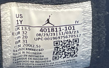 Load image into Gallery viewer, Nike Boys Air Jordan 9 401811-101 Multicolor Lace-Up Sneakers Shoes Size 1Y
