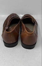 Load image into Gallery viewer, Giorgio Brutini Mens Brown Woven Leather Moc Toe Slip-On Loafer Shoes Size 10.5
