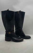 Load image into Gallery viewer, Tommy Hilfiger Womens Diwan 2 Brown Leather Closed Toe Riding Boots Size 11 M
