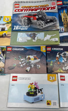 Load image into Gallery viewer, Lot Of 10 Pieces Assorted Lego Building Toy Booklet Instruction Manuals
