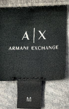 Load image into Gallery viewer, Armani Exchange Mens Gray Heather Cotton Short Sleeve Golf Polo Shirt Size M
