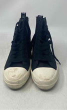 Load image into Gallery viewer, DKNY Womens Pandie Lug Blue White Block Heel Lace-Up Ankle Bootie Size 7M
