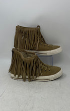 Load image into Gallery viewer, Converse Womens CTAS 553357C Brown Suede Fringe Lace-Up Sneakers Shoes Size 7.5
