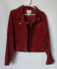 Load image into Gallery viewer, Forever 21 Womens Brown Cotton Long Sleeve Trucker Jacket Size Large
