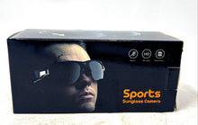 Load image into Gallery viewer, Black HD Video Recording &amp; Pictures Sports Sunglasses Camera Not Tested
