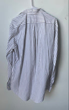 Load image into Gallery viewer, Ralph Lauren Mens White Striped Long Sleeve Custom Fit Button-Up Shirt Size L
