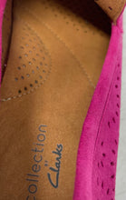 Load image into Gallery viewer, Clarks Womens Trish Calla Hot Pink Leather Slip-On Loafer Shoes Size 7.5M
