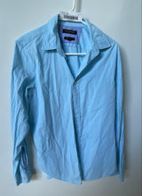 Load image into Gallery viewer, Banana Republic Mens Blue Camden Fit Long Sleeve Button-Up Shirt Size Small
