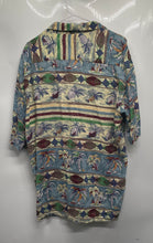 Load image into Gallery viewer, Pierre Cardin Mens Beige Floral Print Short Sleeve Button-Up Shirt Size L
