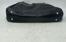 Load image into Gallery viewer, Tignanello Womens Black Leather Inner Pocket Bottom Studs Shoulder Handbag

