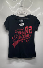 Load image into Gallery viewer, True Religion Womens Black Short Sleeve Pullover T-Shirt Size Small
