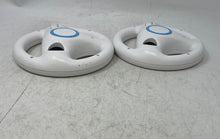 Load image into Gallery viewer, Nintendo Wii Model RVL-024 White Steering Wheel Controller Lot Of 2 Pcs

