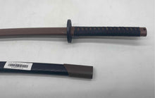 Load image into Gallery viewer, Brown And Black Training Katana Sword With Matching Scabbard And Handle Grip
