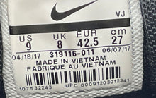 Load image into Gallery viewer, Nike Mens Air Max Torch 3 319116-011 Black Gray Lace-Up Sneaker Shoes Size 9
