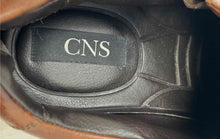 Load image into Gallery viewer, CNS Mens Brown Leather Square Toe Slip-On Loafer Dress Shoes Size EUR 41
