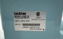 Load image into Gallery viewer, Brother LX3817A Blue Built-In 17-Stitches Mechanical Sewing Machine Not Tested
