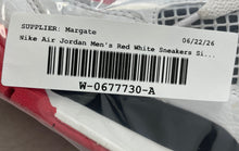 Load image into Gallery viewer, Nike Womens Air Jordan 4 Retro Red White Lace-Up Sneaker Shoes Size 7.5
