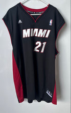 Load image into Gallery viewer, Adidas Mens Black Miami Heat Hassan Whiteside #21 Basketball Jersey Size 2XL
