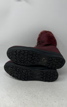 Load image into Gallery viewer, Floopi Womens Red Round Toe Lace-Up Ankle Winter Boots Size 9
