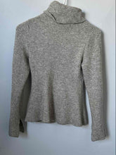 Load image into Gallery viewer, Zara Womens Gray Knitted Turtleneck Long Sleeve Pullover Sweater Size Small
