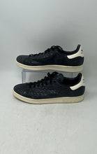Load image into Gallery viewer, Adidas Womens Stan Smith S77344 Black Low Top Lace-Up Sneaker Shoes Size 11

