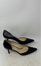 Load image into Gallery viewer, Etienne Aigner Womens Black Leather Slip-On Pointed Toe D'Orsay Heels Size 10
