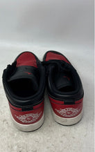 Load image into Gallery viewer, Nike Mens Air Jordan 1 Low 553558-067 Black Red Lace-Up Sneaker Shoes Size 9.5
