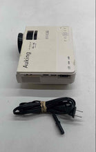 Load image into Gallery viewer, AuKing Model A008 Beige Portable LED Mini Movie Projector Not Tested
