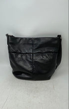 Load image into Gallery viewer, Perlina Womens Black Leather Single Strap Pockets Zip Top Lined Shoulder Bag
