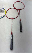 Load image into Gallery viewer, 4-Player Kids Portable Badminton Set Rackets Shuttlecocks Poles &amp; Carrying Case

