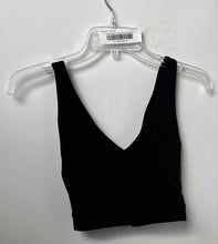 Load image into Gallery viewer, Lululemon Womens Black V-Neck Stretch Crossback Activewear Sports Bra Size 6
