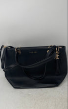 Load image into Gallery viewer, Anne Klein Womens Black Bottom Studs Detachable Strap Shoulder Crossbody Bag
