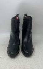 Load image into Gallery viewer, Tommy Hilfiger Womens Black Round Toe High Block Ankle Boots Size 9.5M
