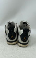 Load image into Gallery viewer, Nike Kids Air Jordan 4 Retro FZ8585-070 Black Gray Lace-Up Sneaker Shoes Size 5Y
