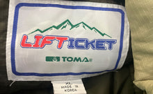 Load image into Gallery viewer, Lift Ticket Toma Kid's Green Long Sleeve Full-Zip One-Piece Ski Suit Size XL
