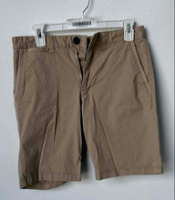 Load image into Gallery viewer, Armani Exchange Mens Beige Flat Front Slash Pockets Chino Shorts Size 30
