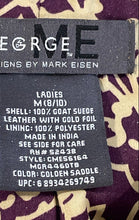 Load image into Gallery viewer, George By Mark Eisen Womens Metallic Gold-Tone Button Front Jacket Size M 8/10
