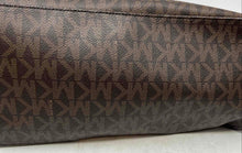 Load image into Gallery viewer, Michael Kors Womens Jet Set Brown And Beige Signature Shoulder Tote Handbag

