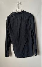 Load image into Gallery viewer, Banana Republic Mens Navy Blue Stretch Soft-Wash Button-Up Shirt Size L
