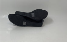 Load image into Gallery viewer, Alfani Womens Black Open Toe Wedge T-Strap Sandals Size 7.5M
