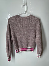 Load image into Gallery viewer, Express Womens Multicolor Striped Ribbed Knit Pullover Sweater Size XS

