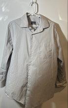 Load image into Gallery viewer, Van Heusen Mens Gray Long Sleeve Collared Stain Shield Stretch Dress Shirt Sz L
