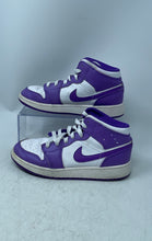 Load image into Gallery viewer, Nike Kids Air Jordan 1 Mid GS DQ8423-511 Purple White Sneaker Shoes Size 5.5Y
