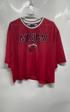 Load image into Gallery viewer, Ultra Game Mens Red Round Neck Short Sleeve Miami Heat NBA Jersey Size 2XL
