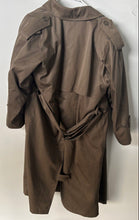 Load image into Gallery viewer, Jennifer Moore Unisex Brown Long Sleeve Double-Breasted Trench Coat Size 10P
