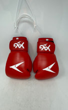 Load image into Gallery viewer, YAG Mens Red Leather Punching Sparring Beginners Training 12oz Boxing Gloves
