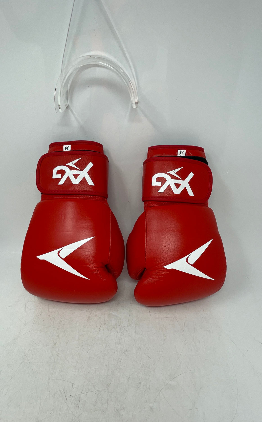 YAG Mens Red Leather Punching Sparring Beginners Training 12oz Boxing Gloves