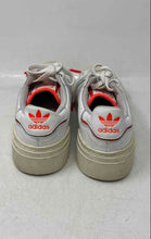 Load image into Gallery viewer, Adidas Womens Superstar Bonega 2B White Orange Sneaker Shoes Size 8.5
